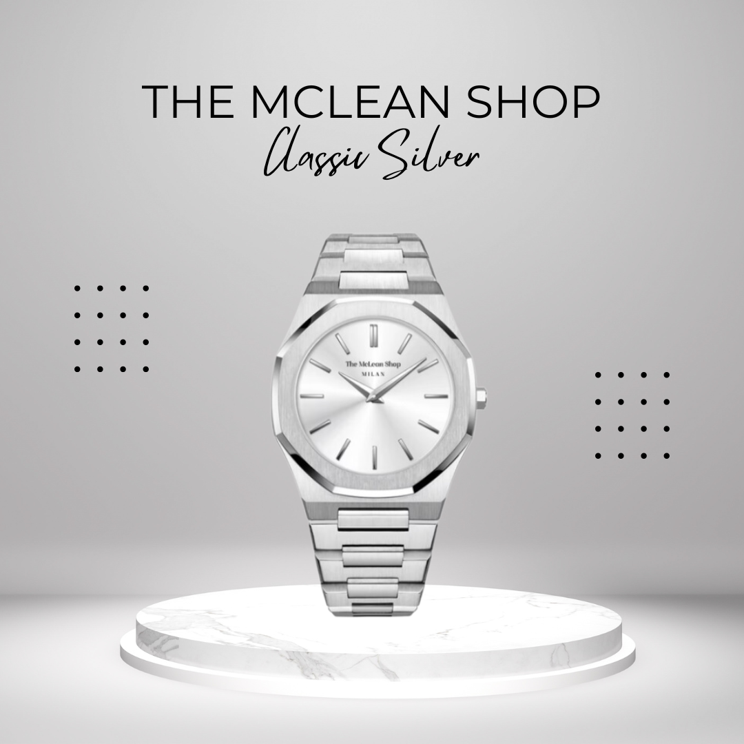 Classic Silver Watch – The McLean Shop